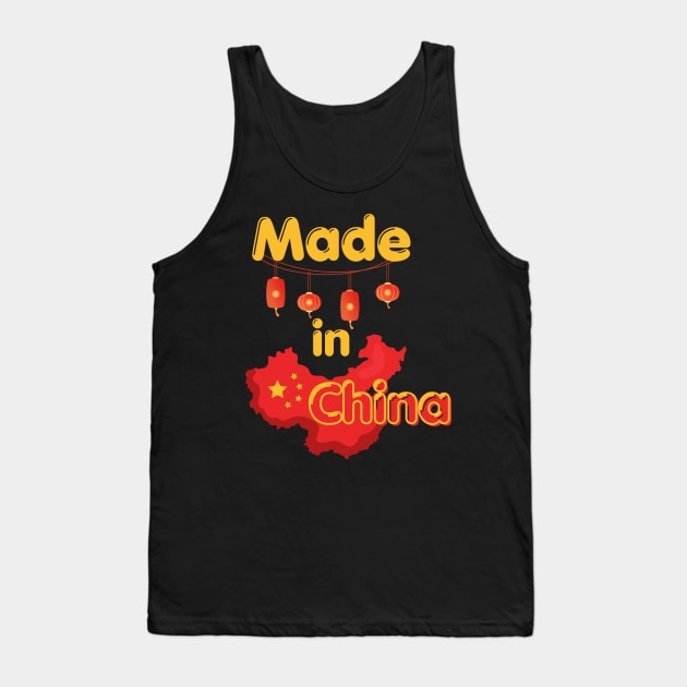 Made In China Tank Top by Lunarix Designs